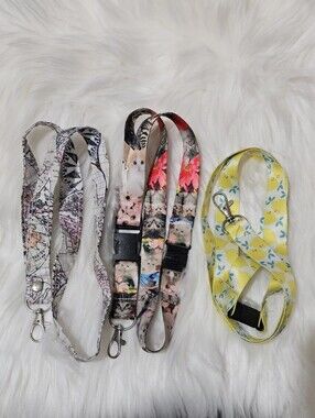 Cute Multi-Pattern Lanyard Set